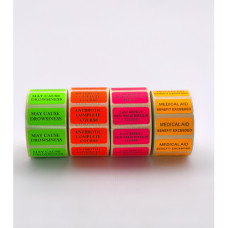 WARNING LABELS STAND 6 ROLL HOLDER